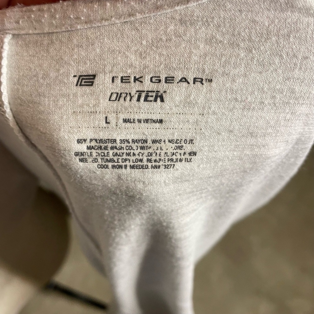 Tek Gear Hooded Open Front Drawstring Hem Long Sleeve Cardigan Size Large - Picture 4 of 4
